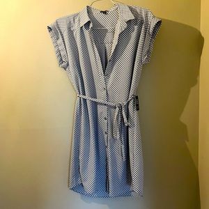 Button Front Shirt Dress
